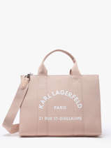Handtas Rsg Katoen Karl lagerfeld Roze rsg 240W3892