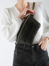 Belt Bag Neufmille Bubble Leder Marie martens Zwart neufmille MCF-vue-porte