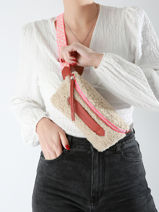 Belt Bag Coachella Mouton Leder Marie martens Beige coachella TMF-vue-porte