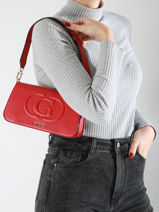 Cross Body Tas Eco Mietta Guess Rood eco mietta VG951320-vue-porte