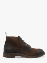 Enkellaarzen Metsouo Uit Leder No brand Bruin men 16526