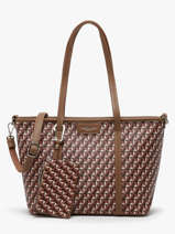 Schoudertas Paris Miniprix Bruin paris F8545