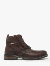 Enkellaarzen Eternity Uit Leder Redskins Bruin men ETERNITY