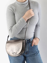Cross Body Tas Minimal Mono Calvin klein jeans Zilver minimal mono K612730-vue-porte