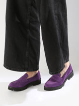 Mocassins Uit Leder Myma Violet women 1-vue-porte