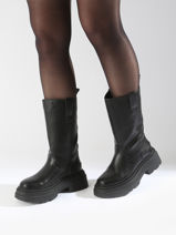 Boots Mars Farmer Buffalo Zwart women 1270106-vue-porte