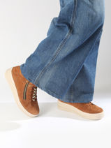 Sneakers Uit Leder Remonte Bruin women 22-vue-porte