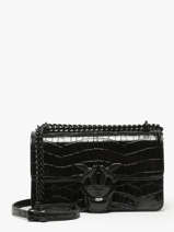 Cross Body Tas Love Bag Icon Leder Pinko Zwart love bag icon A1SY