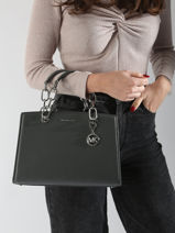 Cross Body Tas Cynthia Leder Michael kors Grijs cynthia F4SCYS2T-vue-porte