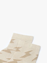 Sokken Vanessa wu Beige socks women CH006BG-vue-porte