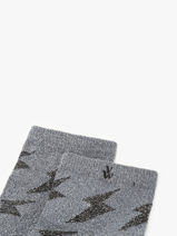 Sokken Vanessa wu Grijs socks women CH006GR-vue-porte
