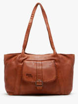 Schoudertas Utility Leder Basilic pepper Bruin utility BUTI07