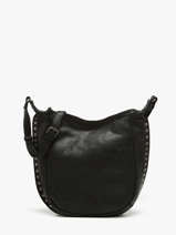 Cross Body Tas Barcelone Leder Basilic pepper Zwart barcelone BBAC02