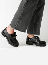 Mocassins Uit Leder Myma Zwart women - 08034-00-vue-porte