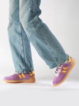 Sneakers Goal Uit Leder Coolway Violet women 7693119-vue-porte