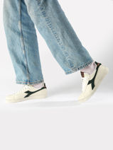 Sneakers Game L Low Waxed Uit Leder Diadora Veelkleurig unisex 1180188-vue-porte