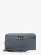 Portefeuille Met Kaarthouder Miniprix Blauw grained 78SM2644