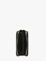 Portemonnee Met Kaarthouder Miniprix Zwart grained 78SM2645-vue-porte
