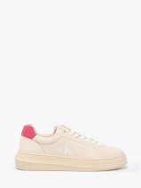 Sneakers Uit Leder Calvin klein jeans Roze women 16700JV