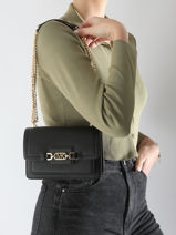 Cross Body Tas Heather Leder Michael kors Zwart heather S2G7HC0L-vue-porte