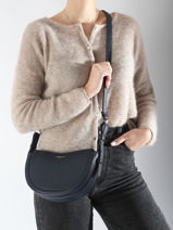 Cross Body Tas Grained Miniprix Blauw grained H8525-vue-porte