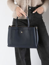 Handtassen Grained Miniprix Blauw grained F6929-vue-porte