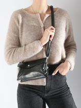 Cross Body Tas Venus Miniprix Zwart venus F2309-vue-porte