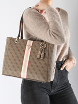 Schoudertas Handbag Guess Bruin handbag SS787925-vue-porte