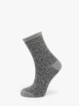 Sokken Pieces Grijs socks women 17151109