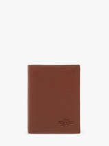 Portefeuille Leder Yves renard Bruin foulonne 23520