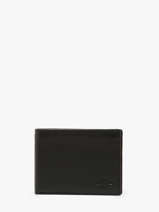 Portefeuille Leder Yves renard Zwart foulonne 2378