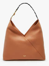 Schoudertas Pagode Leder Lancel Bruin pagode A12510