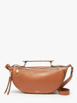 Cross Body Tas M Origami Leder Lancel Bruin origami A12528