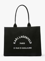Schoudertas Rsg Katoen Karl lagerfeld Zwart rsg A1W50009