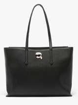 Schoudertas K Ikon Polyurethaan Karl lagerfeld Zwart k ikon A1W30496