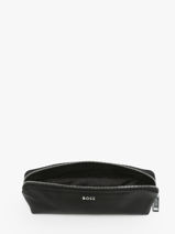 Pennenetui Leder Hugo boss Zwart grained HLX417A-vue-porte
