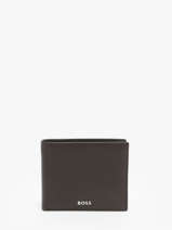 Portefeuille Leder Hugo boss Bruin smooth HLM403Y