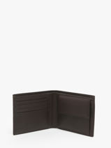 Portefeuille Leder Hugo boss Bruin smooth HLM403Y-vue-porte