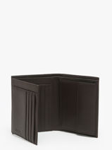 Portefeuille Leder Hugo boss Bruin smooth HLO403Y-vue-porte