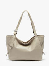 Schoudertas Caviar Leder Milano Beige caviar CA24065