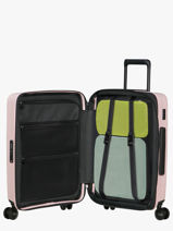 Harde Reiskoffer Restackd Samsonite Roze restackd 150704-vue-porte