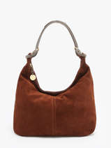 Schoudertas Velvet Milano Bruin velvet VE24091