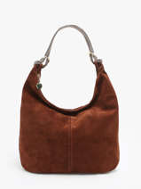 Schoudertas Velvet Milano Bruin velvet VE24092