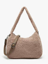 Cross Body Tas Fur Miniprix Beige fur 3927