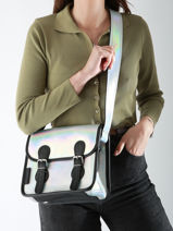 Cross Body Tas La Sacoche S Givre Paul marius Zilver givre SACOSGIV-vue-porte