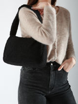 Cross Body Tas Fur Miniprix Zwart fur 3927-vue-porte