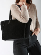 Schoudertas Miniprix Zwart fur 3922-vue-porte
