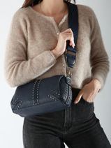 Cross Body Tas Winter Rock Miniprix Blauw winter rock 19393-vue-porte