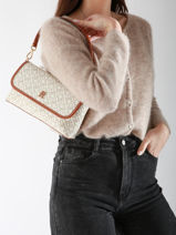 Schoudertas Th Monoplay Leder Tommy hilfiger Bruin th monoplay AW17341-vue-porte