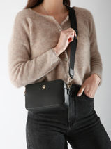 Cross Body Tas Th Soft Tommy hilfiger Zwart th soft AW16906-vue-porte